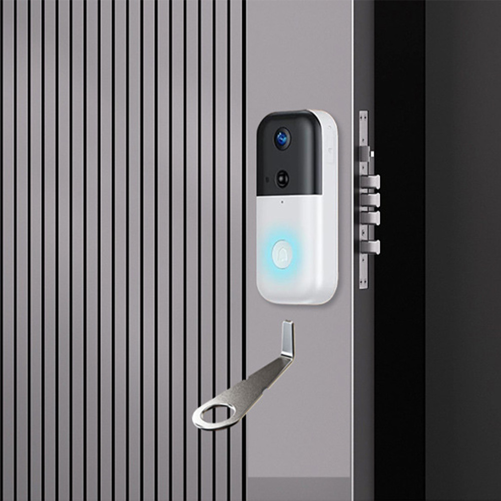 Smart Home Improvement - Gümüş Görüntülü Kapı Zili Anahtarı Halka