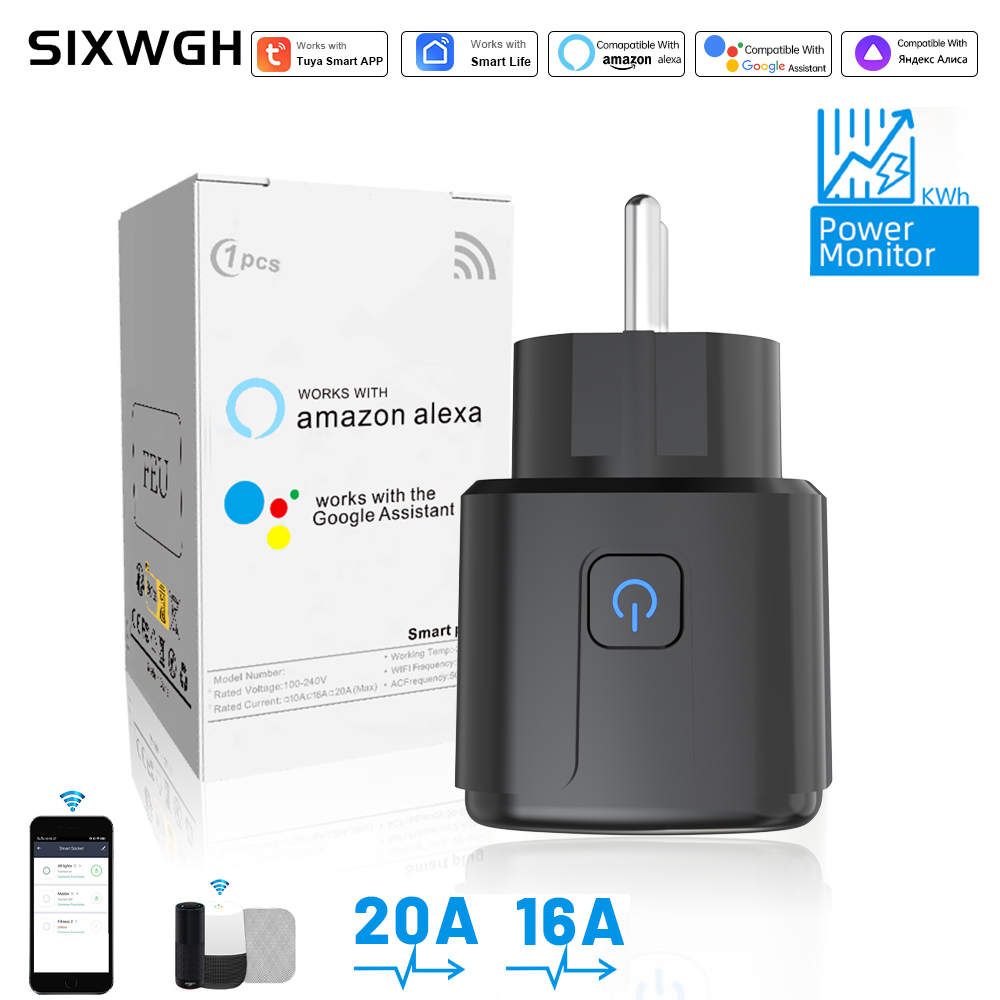 Smart Home Energy Monitor - Tuya Akıllı Priz WiFi Uzaktan Kumandalı