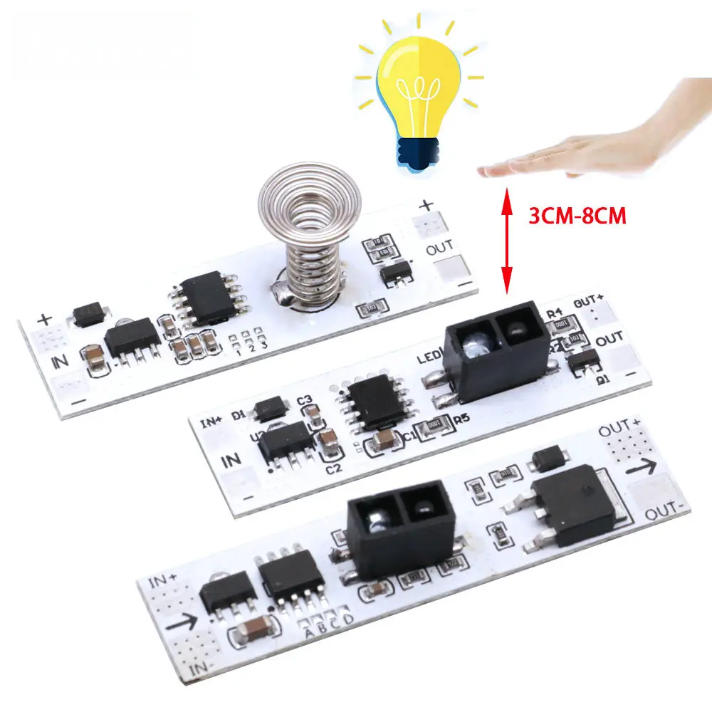 Smart Home Llm - DC 12V kapasitif dokunmatik sensör anahtarı