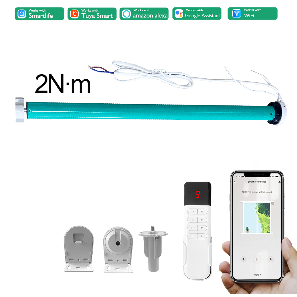 Smart Home Improvement - 2N·m Tuya Wifi Kablolu Elektrikli Stor