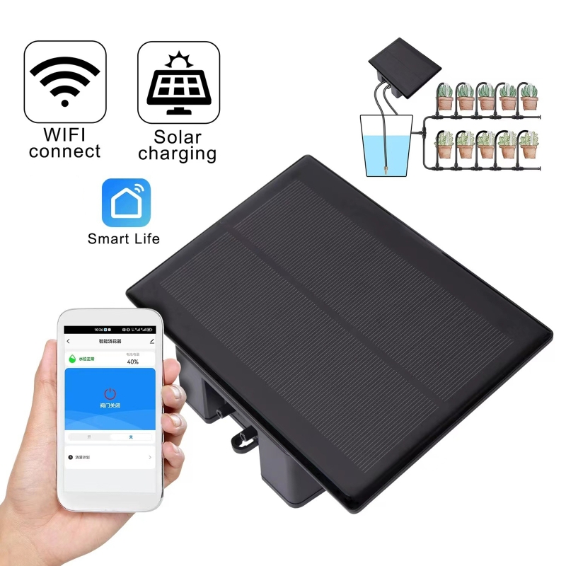 Smart Home Elements - WIFI Güneş Otomatik Sulama Makinesi Seti