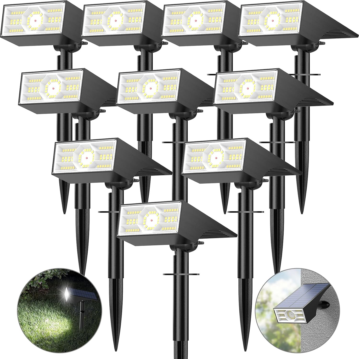 Motion Sensor Light - Zemin Aydınlatması Doğal Taş Reçine 30cm
