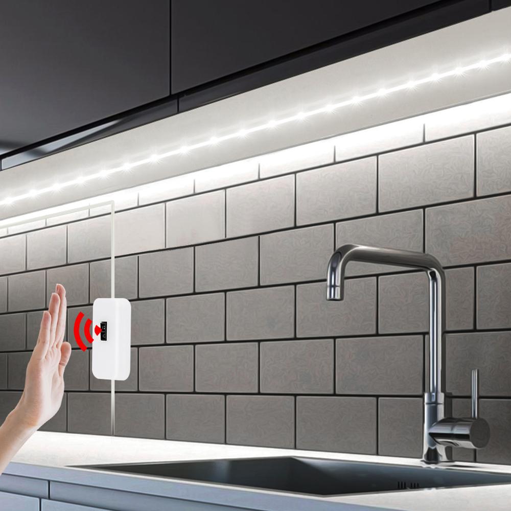 Smart Home Llm - El Hareketi Sensörlü Mutfak LED Şerit