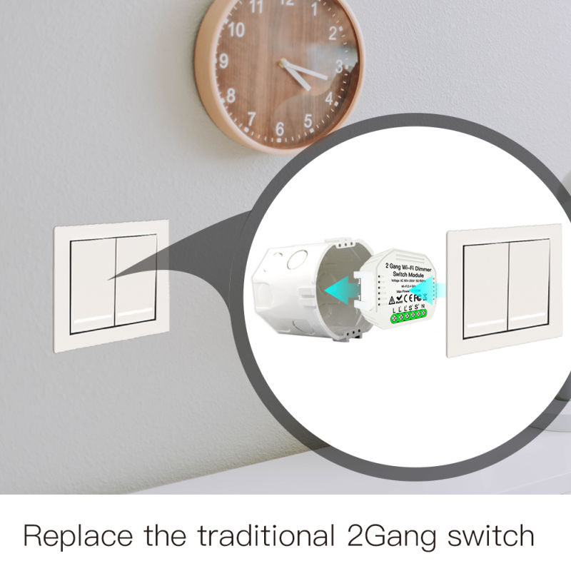 2Gang Wifi Dimmer Işık Anahtar - Smart Home Improvement incelemesi ve fiyatı