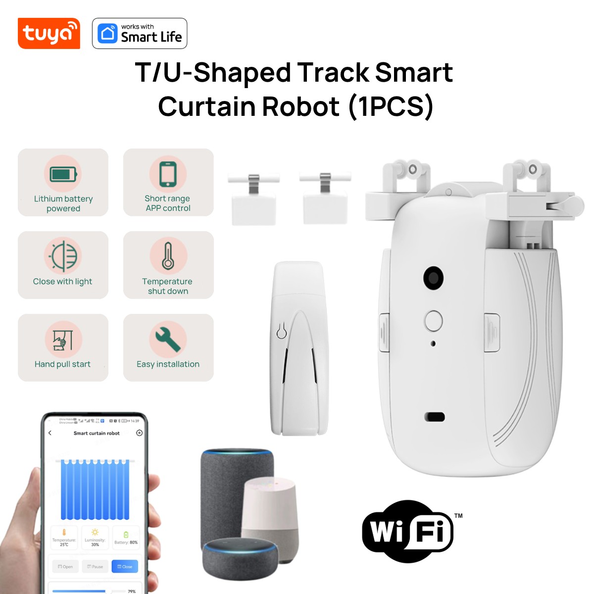 Tuya Akıllı WiFi Perde Robotu  - Smart Home Gira incelemesi ve fiyatı