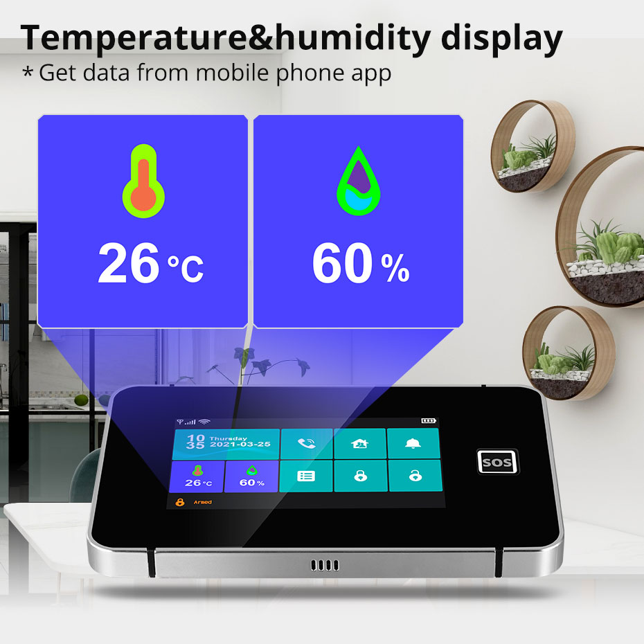 KERUI G60B WIFI GSM Alarm Sist - Smart Home Touchscreen Control Panel incelemesi ve fiyatı