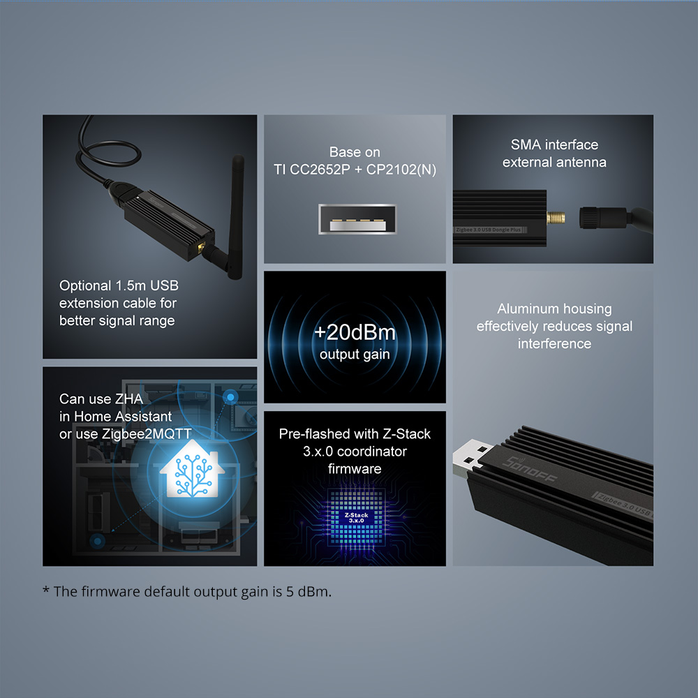 SONOFF Zigbee ağ geçidi 3.0 ZB - Smart Home Improvement incelemesi ve fiyatı