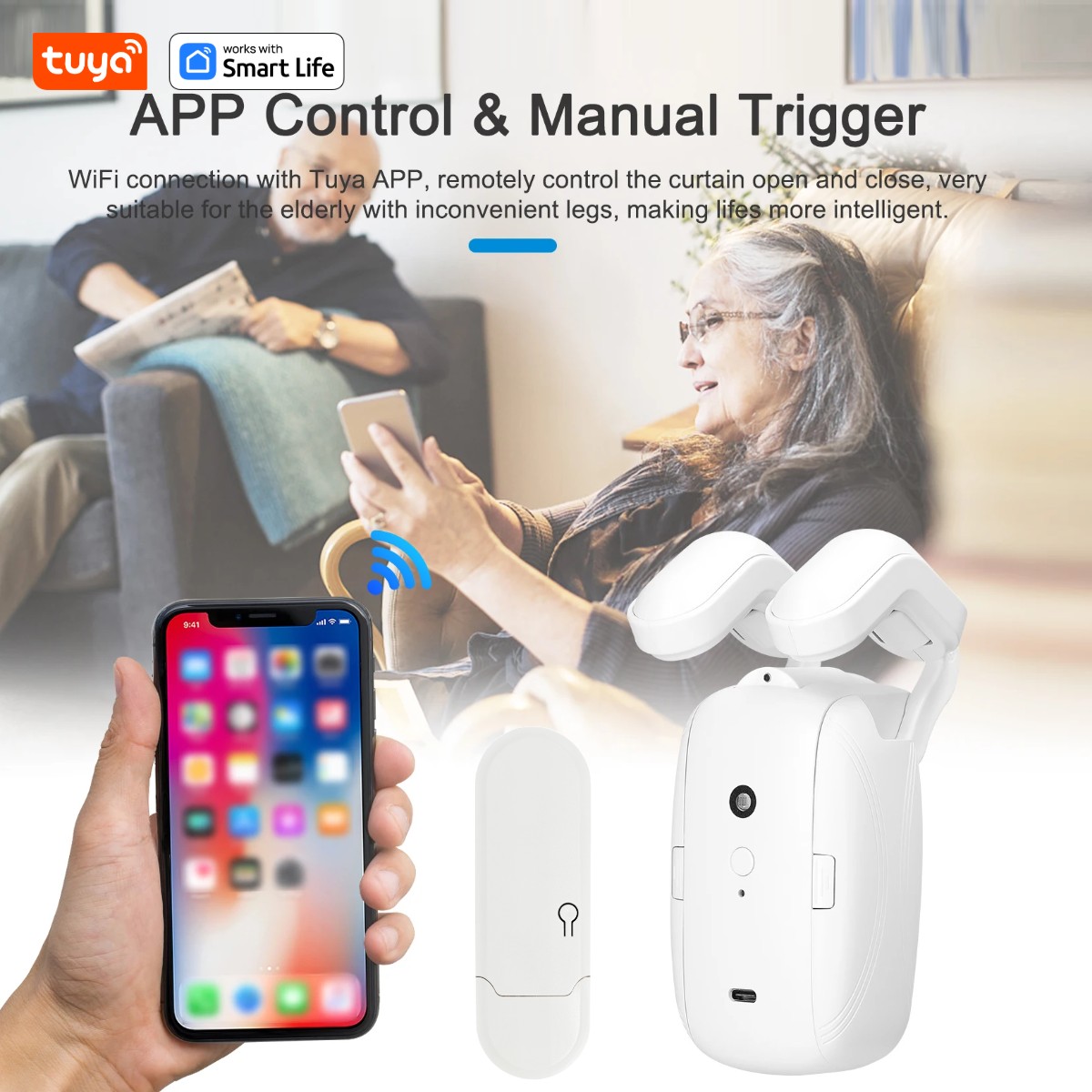 1/2 ADET Tuya Akıllı WiFi Perd - Smart Home Gira incelemesi ve fiyatı