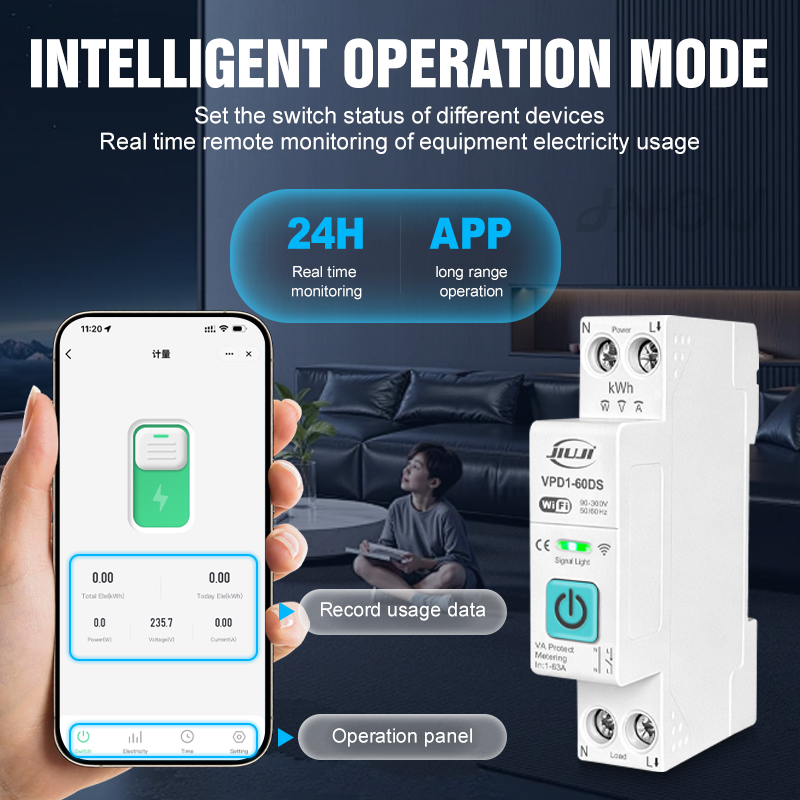 Akıllı WiFi DIN Ray Anahtarı 1 - Smart Home Energy Monitor incelemesi ve fiyatı