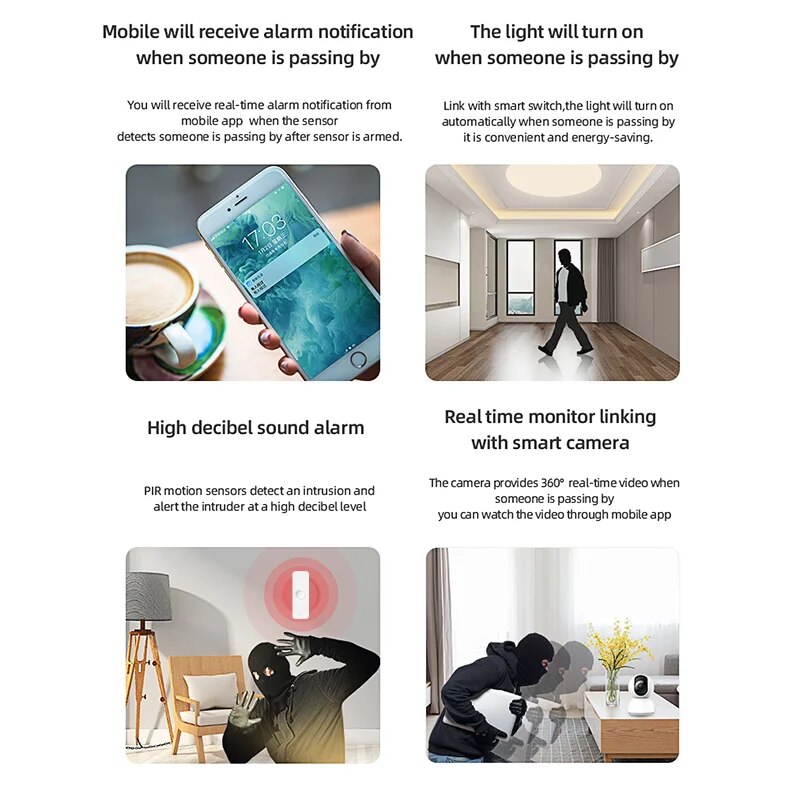 Tuya WiFi Zigbee PIR Hareket S - Smart Home Network incelemesi ve fiyatı