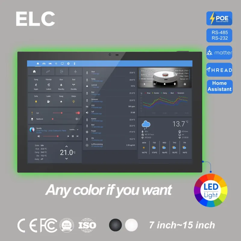 Home Assistant 10.1 İnç Androi - Smart Home Touchscreen Control Panel incelemesi ve fiyatı