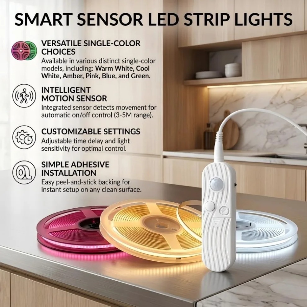 DC5V Hareket Sensörlü COB LED  - Smart Home Llm incelemesi ve fiyatı